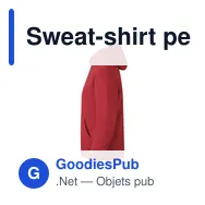 Sweat-shirt personnalisable pour entreprise avec logo - Miniature 10