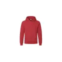 Variante rouge - Sweat-shirt personnalisable pour entreprise avec logo