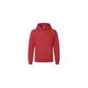Variante rouge - Sweat-shirt personnalisable pour entreprise avec logo