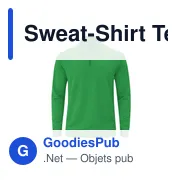 Sweat-Shirt Technique Adulte Brewer - Miniature 1