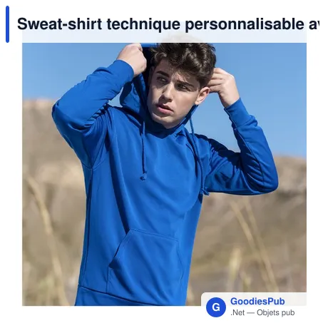 Sweat-shirt technique personnalisable avec logo - Theon