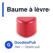 Baume à lèvres personnalisable en cœur avec logo - SWEET - Miniature 2