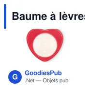 Baume à lèvres personnalisable en cœur avec logo - SWEET - Miniature 4