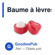 Baume à lèvres personnalisable en cœur avec logo - SWEET - Miniature 5
