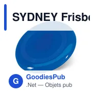 SYDNEY Frisbee 23 cm - Miniature 1