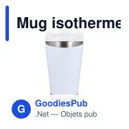 Mug isotherme à couvercle personnalisable 500 ml avec logo - T-ceramic Cango - Miniature 2