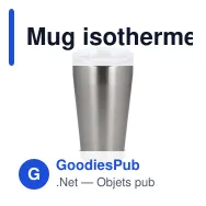 Mug isotherme à couvercle personnalisable 500 ml avec logo - T-ceramic Cango - Miniature 4