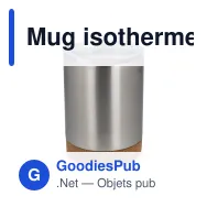 Mug isotherme à couvercle personnalisable 350 ml avec logo - T-ceramic Lena - Miniature 4