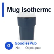 Mug isotherme à couvercle personnalisable 350 ml avec logo - T-ceramic Zambezi - Miniature 3