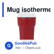 Mug isotherme à couvercle personnalisable 350 ml avec logo - T-ceramic Zambezi - Miniature 4