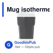 Mug isotherme à couvercle personnalisable 350 ml avec logo - T-ceramic Zambezi - Miniature 8