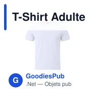 T-Shirt Adulte Blanc Epika - Miniature 8