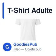 T-shirt personnalisable pour entreprise avec logo - Iconic - Miniature 1
