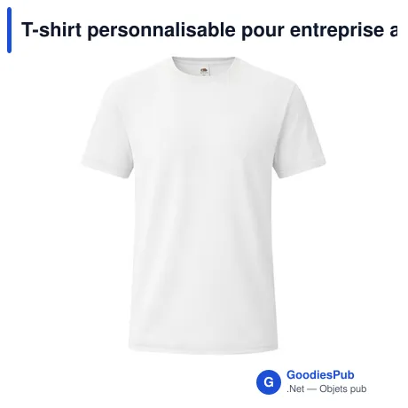 T-shirt personnalisable pour entreprise avec logo - Iconic