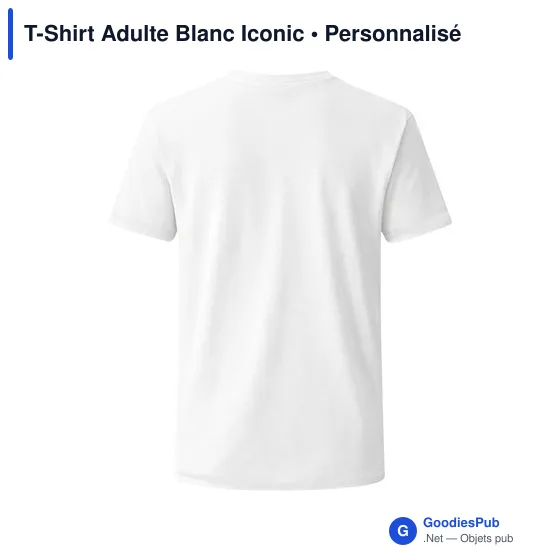 T-shirt personnalisable pour entreprise avec logo - Iconic - Image 12