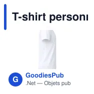 T-shirt personnalisable pour entreprise avec logo - Iconic V-Neck - Miniature 9