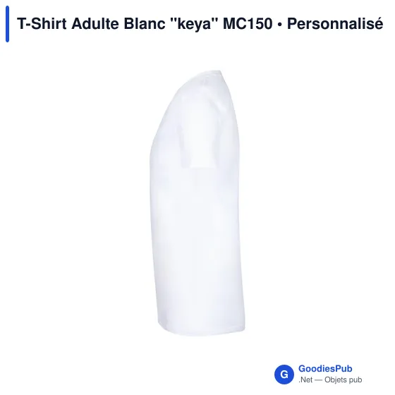 T-Shirt Adulte Blanc "keya" MC150 - Image 12