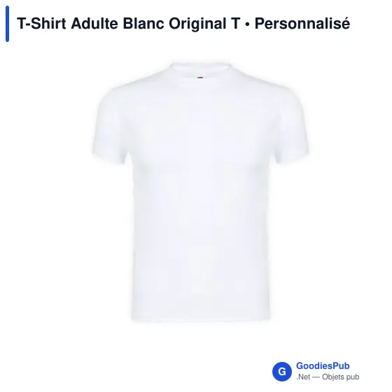 T-shirt personnalisé pour entreprise avec logo - modèle Original T - Image 9