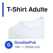 T-Shirt Adulte Personnalisable Blanc avec Logo - Perkins - Miniature 11