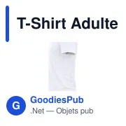 T-Shirt Adulte Personnalisable Blanc avec Logo - Perkins - Miniature 4