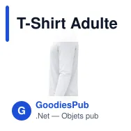 T-Shirt Adulte Blanc Plint - Miniature 12