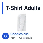 T-Shirt Adulte Blanc Plint - Miniature 4