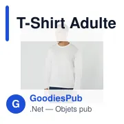 T-Shirt Adulte Blanc Plint - Miniature 6