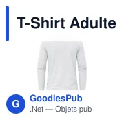 T-Shirt Adulte Blanc Plint - Miniature 7