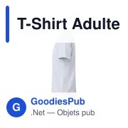 T-Shirt Adulte Blanc Seiyo - Miniature 8