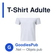 T-Shirt Adulte Blanc Seiyo - Miniature 9