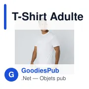 T-Shirt Adulte Blanc Stiles - Miniature 2