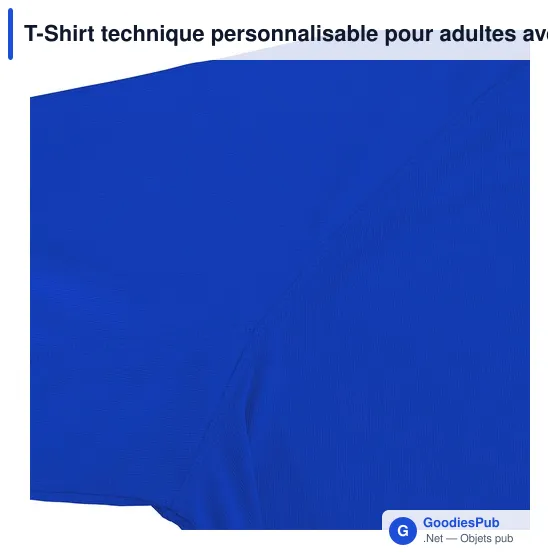 T-Shirt technique personnalisable pour adultes avec logo - Cocker - Image 5