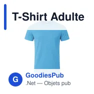 T-Shirt Adulte Couleur Epika - Miniature 1