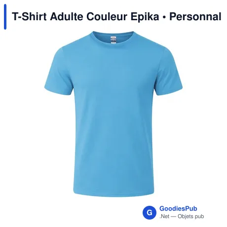 T-Shirt Adulte Couleur Epika