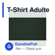 T-Shirt Adulte Couleur Epika - Miniature 5