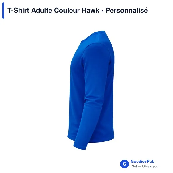 T-Shirt Adulte Couleur Hawk - Image 12