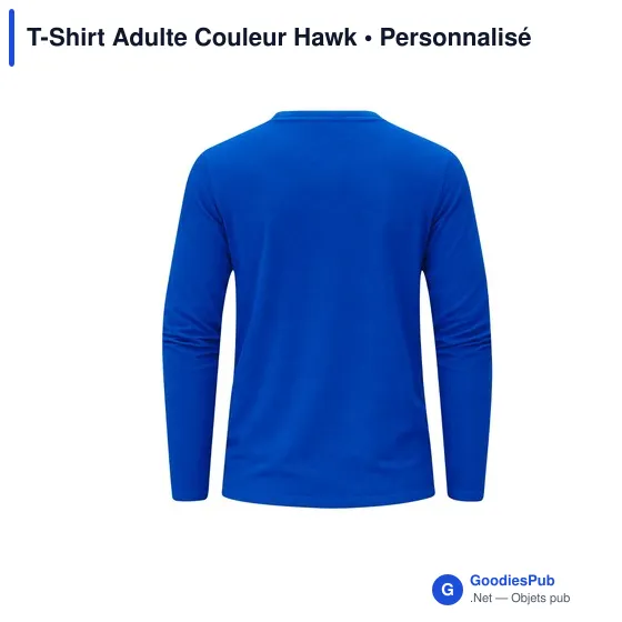 T-Shirt Adulte Couleur Hawk - Image 3