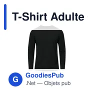 T-Shirt Adulte Couleur Hawk - Miniature 5