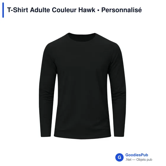 T-Shirt Adulte Couleur Hawk - Image 5