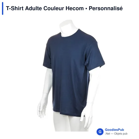 T-shirt personnalisé pour entreprise avec logo - modèle Hecom - Image 3