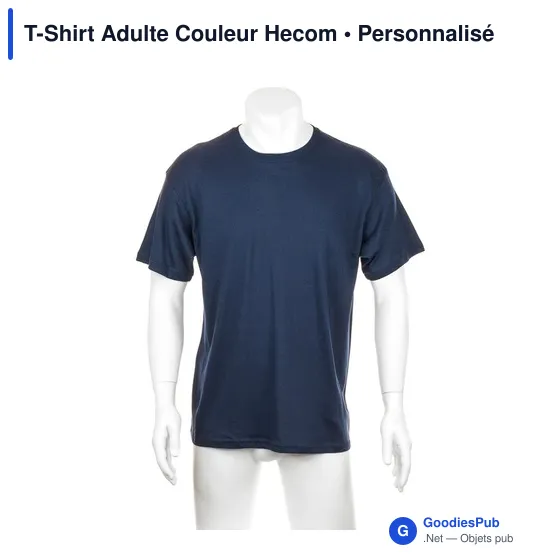 T-shirt personnalisé pour entreprise avec logo - modèle Hecom - Image 4