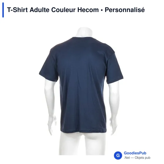 T-shirt personnalisé pour entreprise avec logo - modèle Hecom - Image 5