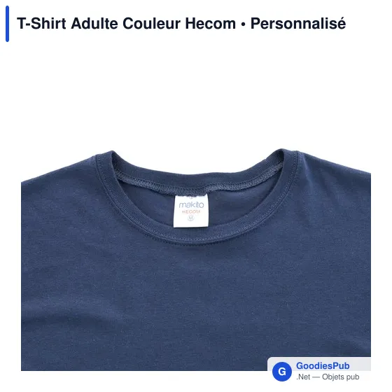 T-shirt personnalisé pour entreprise avec logo - modèle Hecom - Image 6