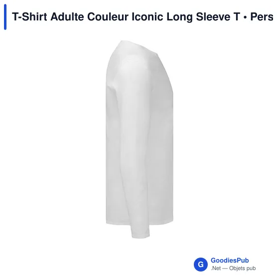 T-shirt personnalisé pour entreprise avec logo - Long Sleeve - Image 3