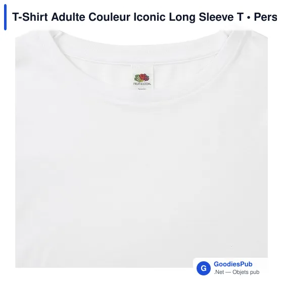 T-shirt personnalisé pour entreprise avec logo - Long Sleeve - Image 5