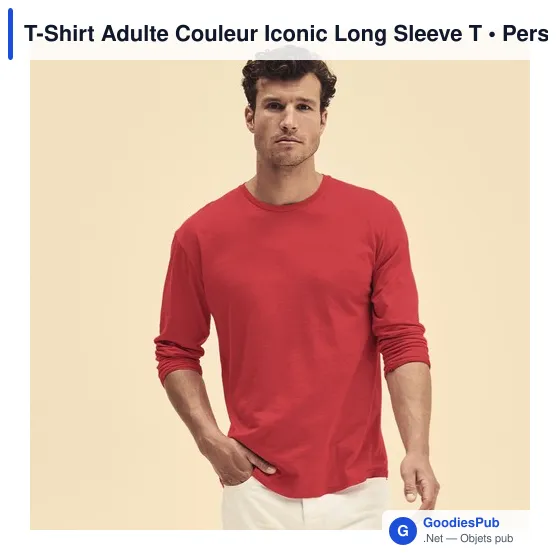 T-shirt personnalisé pour entreprise avec logo - Long Sleeve - Image 7
