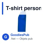 T-shirt personnalisable pour entreprise avec logo - V-Neck - Miniature 4