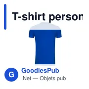T-shirt personnalisable pour entreprise avec logo - V-Neck - Miniature 5
