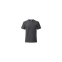 Variante gris foncé - T-shirt personnalisable bleu marine avec logo pour entreprise