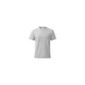 Variante gris - T-shirt personnalisable bleu marine avec logo pour entreprise